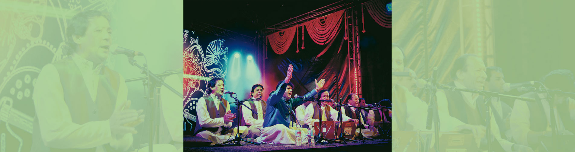 Asif Ali Khan et l'ensemble Santoo Khan Qawwal & Party