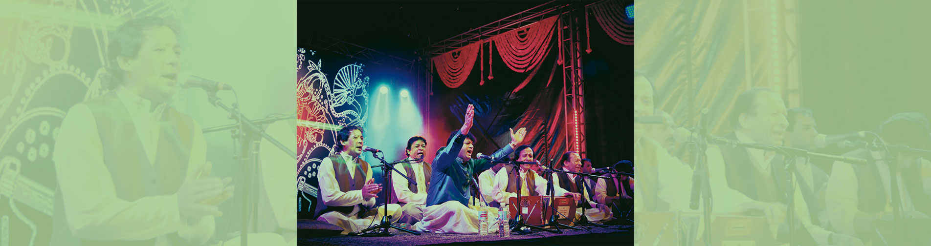 Asif Ali Khan et l'ensemble Santoo Khan Qawwal & Party